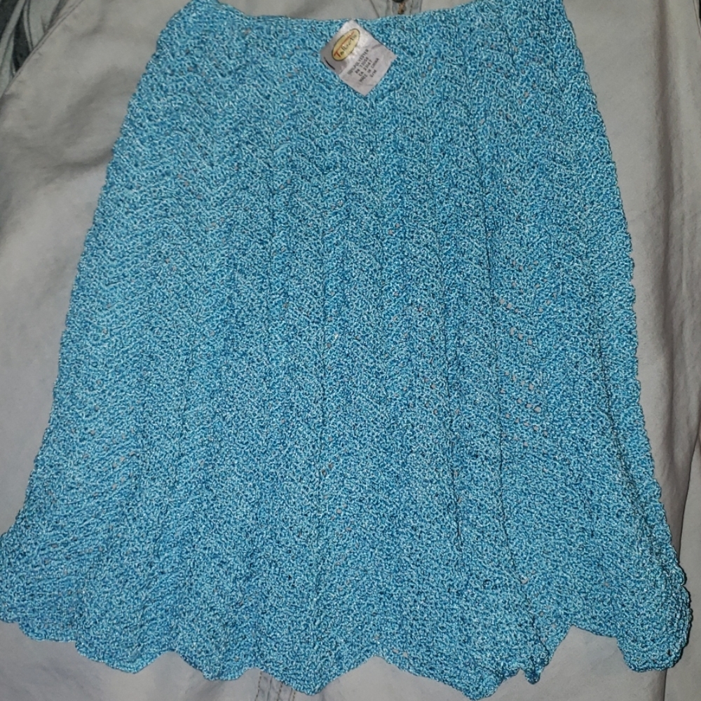 Baby blue skirt